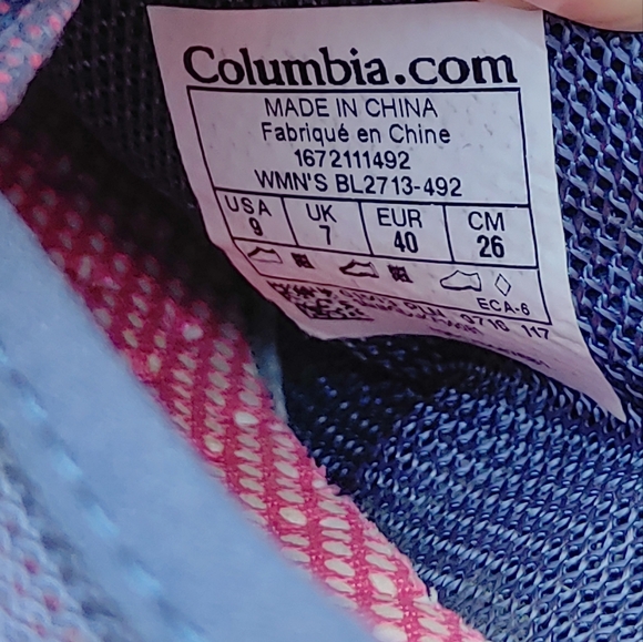 Columbia Vulc N Vent Slip-On Shoe Mesh Size 9 Purple - Picture 10 of 10